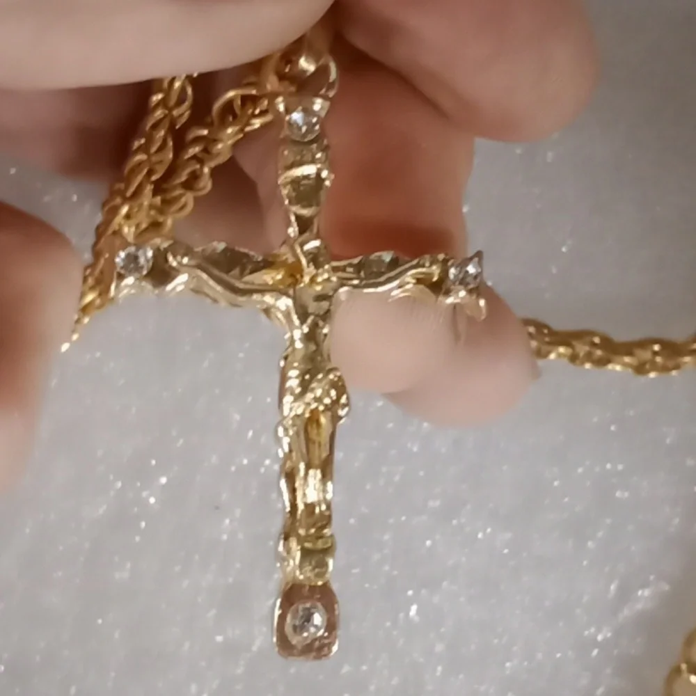 Men's 3 Strand Gold Tone Chain #A356